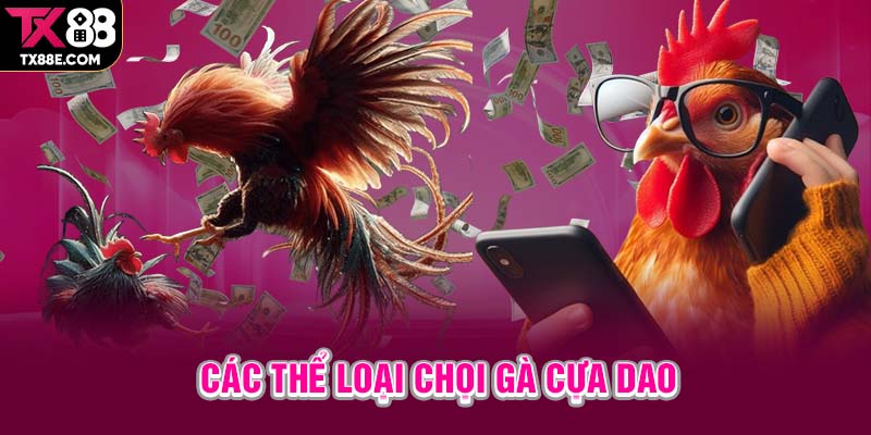 Các thể loại chọi gà cựa dao